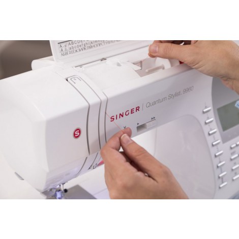 Singer | Quantum Stylist™ 9960 | Sewing Machine | Number of stitches 600 | Number of buttonholes 13 | White - 4